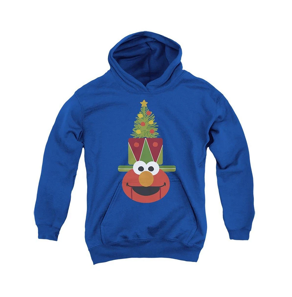 Sesame Street Boys Youth Christmas Nutcracker Elmo Pull Over Hoodie