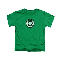 Green Lantern Toddler Girls Baby-Girls Scribble Lantern Logo Short Sleeve Juvenile Tee / T-Shirt