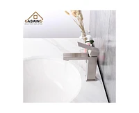 Casainc Single Hole Handle Bathroom Faucet 1.5 Gpm