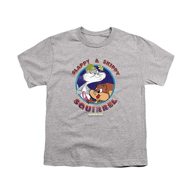 Animaniacs Boys Slappy And Skippy Squirrel Short Sleeve Juvenile Tee / T-Shirt