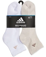 adidas Men's 6pk. Logo Quarter Socks