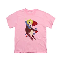 Dc Superhero Girls Boys Comics Supergirl Short Sleeve Tee / T-Shirt