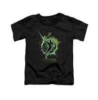 Green Lantern Toddler Girls Baby-Girls Shadow Lantern Short Sleeve Tee / T-Shirt