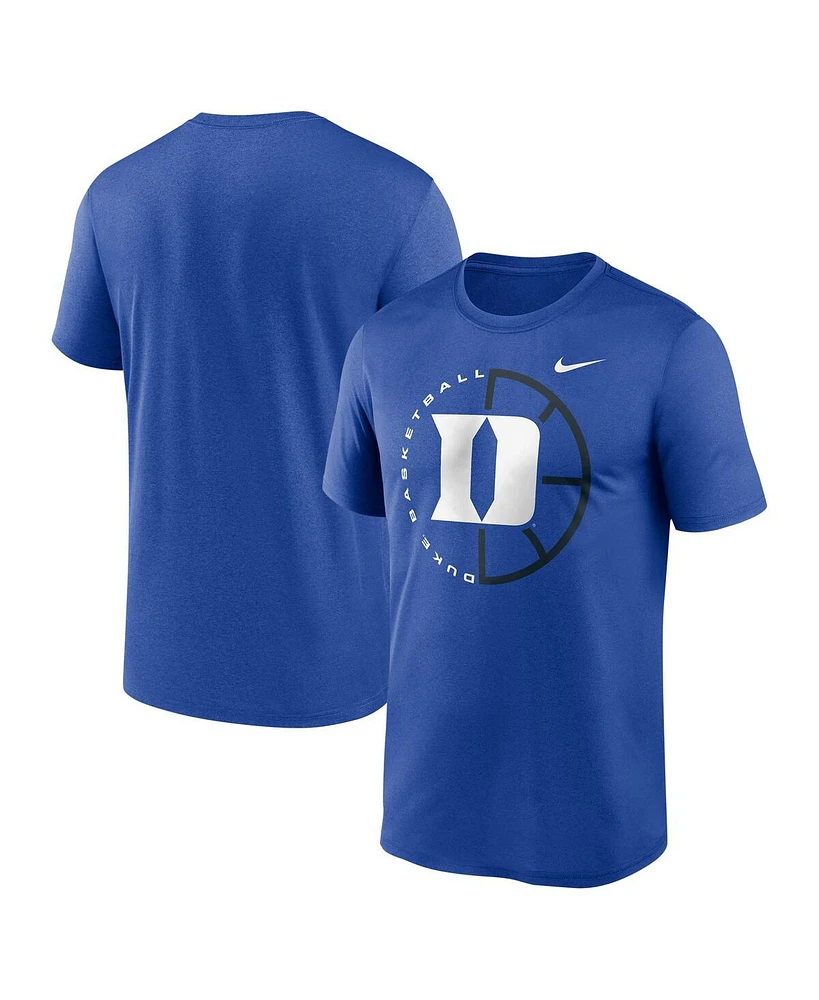 Nike Men's Royal Duke Blue Devils Legend Basketball Icon Performance T-Shirt