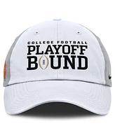 Nike Men's and Women's White/Gray Clemson Tigers 2024 College Football Playoff Club Adjustable Hat