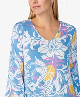 Ellen Tracy Women's 3/4 Sleeve Tunic Nightgown