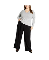 City Chic Plus Annie V Top