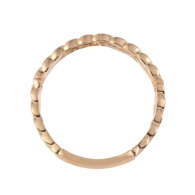 Rachel Rachel Roy Gold Tone Stretch Id Bracelet