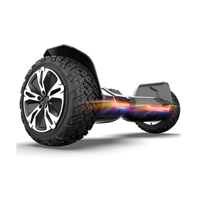 Gyroshoes Warrior 8.5 inch Off Road All Terrain Smart G2 Hoverboard with Bluetooth Speaker and Led Lights, Self Balancing Hoverboards for Kids & Adult