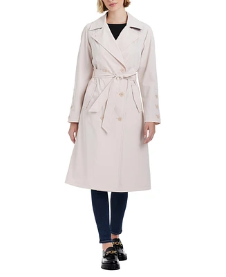 kate spade new york Women's Long Double-Breasted Trench Coat