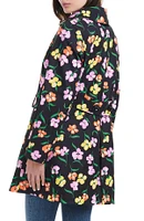 kate spade new york Women's A-Line Printed Trench Coat