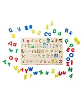 Melissa and Doug Upper and Lowercase Alphabet Letter Wooden Puzzle