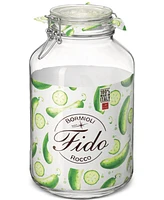 Bormioli Rocco Fido 135.25-Oz. Glass Jars, Set of 6