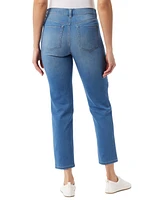 Gloria Vanderbilt Women's Cali High-Rise Straight-Leg Ankle Jeans