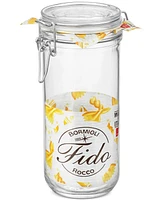 Bormioli Rocco Fido 33.75-Oz. Glass Cylinder Jar, Set of 6