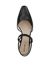 LifeStride Women's Lainey Pointed Toe Block Heel Pumps