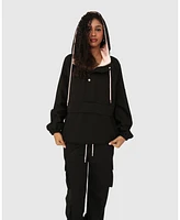 Belle & Bloom Women's Best Of Me Panelled Hoodie