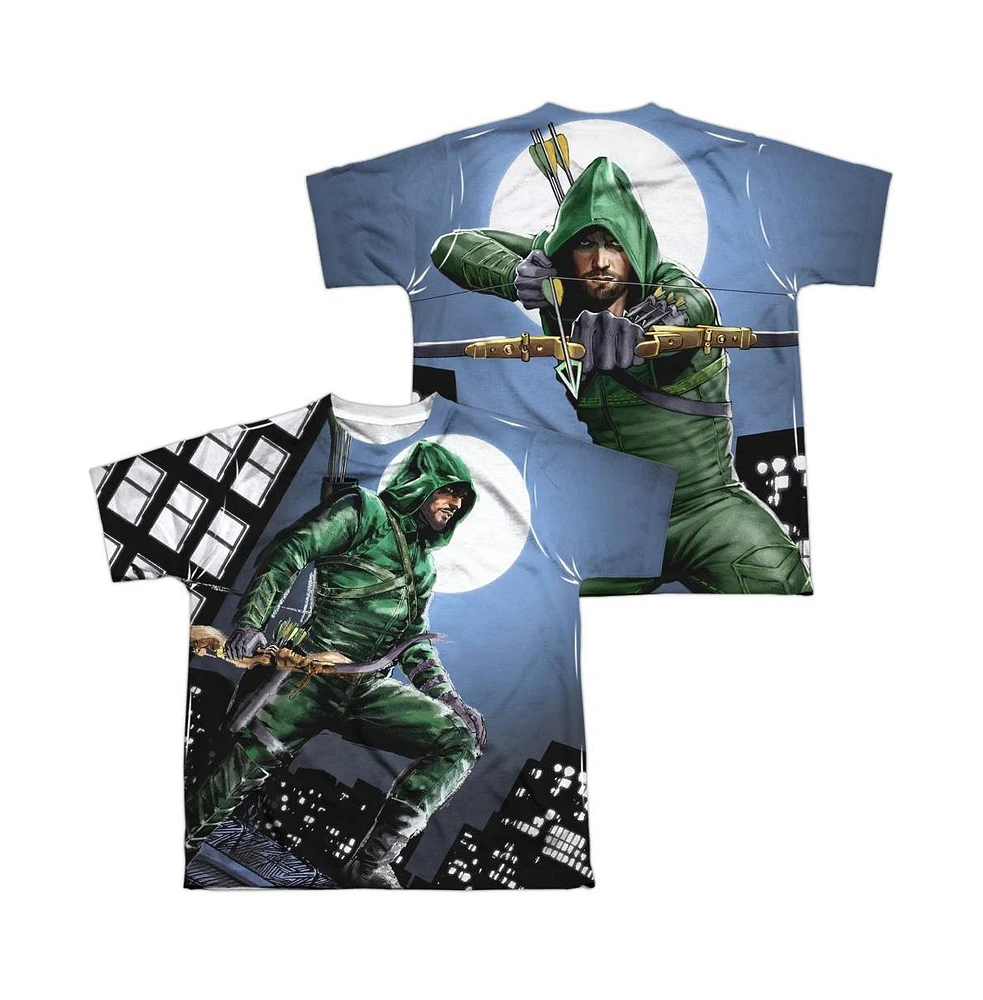 Arrow Boys Night Watch (Front/Back Print) Short Sleeve Poly Crew Tee / T-Shirt