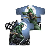 Arrow Boys Night Watch (Front/Back Print) Short Sleeve Poly Crew Tee / T-Shirt