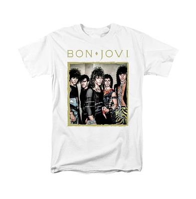 Bon Jovi Men's Framed Short Sleeve Adult Tee / T-Shirt