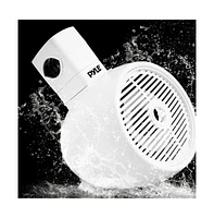 Pyle 6.5'' Marine Wakeboard Speaker System with Built-in Led Lights, 200W, White
