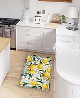 Laural Home Lemon Joy Anti-Fatigue Kitchen Mat, 20" x 30"