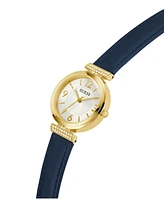 Guess Women's Analog Genuine Leather Watch