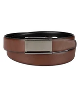 Alfani Men's 2-In-1 Reversible AlfaTech Custom Fit Pressure Locking Plaque Buckle Belt