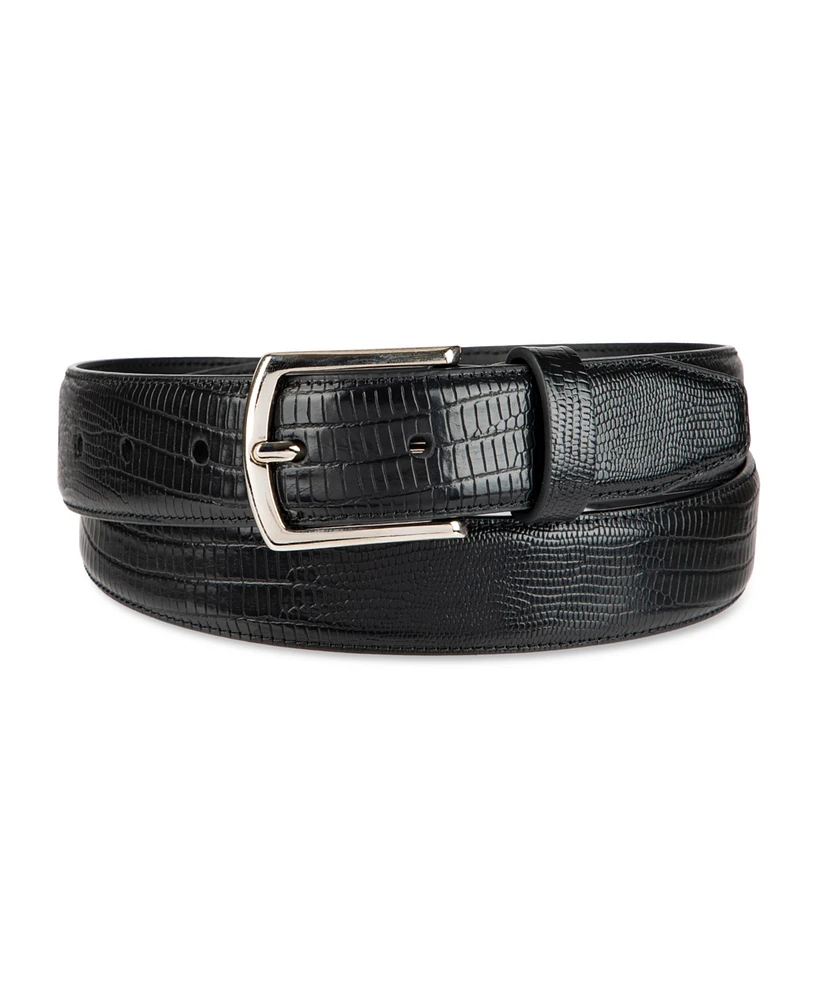 Alfani Men's Feather Edge Lizard Dress Belt