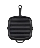 GoodCook Pre-Seasoned Cast Iron 11" Grill Pan