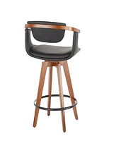 Lumisource 36" Bamboo Oracle Mid-Century Modern Counter Stool