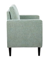 Lumisource 33" Wood Wendy Contemporary Accent Chair