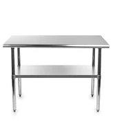 Slickblue Heavy Duty Stainless Steel 48 x 30 inch Kitchen Restaurant Prep Work Table