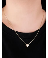 Devata Sweet Heart Chain Necklace in 14K Gold, 16 in adj to 18 in, approx. 3.9 grams.