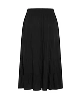 City Chic Plus Piper Plain Skirt