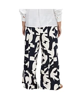 City Chic Plus Enya Print Pant