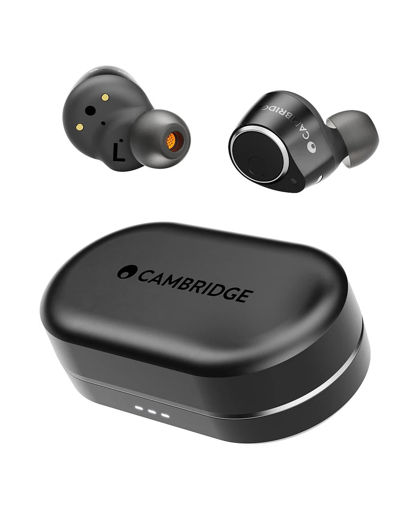 Cambridge Audio M100 True Wireless Earbuds with Active Noise Cancellation (Black)