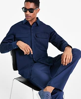 Alfani Men's Owen Regular-Fit Button-Down Shirt, Exclusively at Macy's