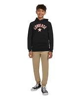 Converse Big Boys Arch Graphic Fleece Pullover Hoodie