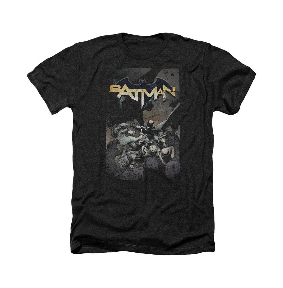 Batman Men's One Adult Heather Tee / T-Shirt