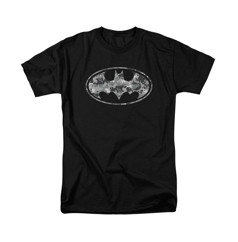 Batman Big & Tall Urban Camo Shield Short Sleeve Adult Tee / T-Shirt