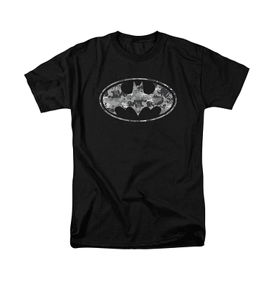 Batman Big & Tall Urban Camo Shield Short Sleeve Adult Tee / T-Shirt