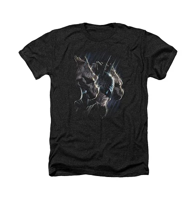 Batman Men's Gargoyles Adult Heather Tee / T-Shirt