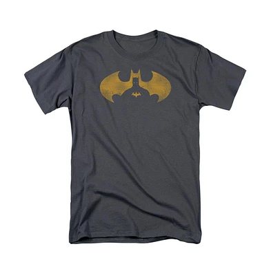 Batman Big & Tall Bat Symbol Knockout Short Sleeve Adult Tee / T-Shirt