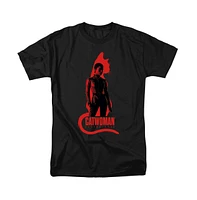 Batman Big & Tall The Selina Kyle Cat Silhouette Short Sleeve Adult Tee / T-Shirt