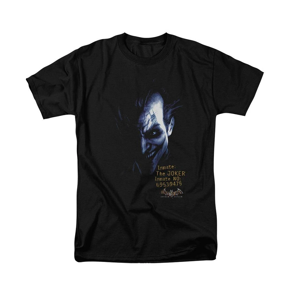 Batman Big & Tall Arkham Asylum Arkham Joker Short Sleeve Adult Tee / T-Shirt