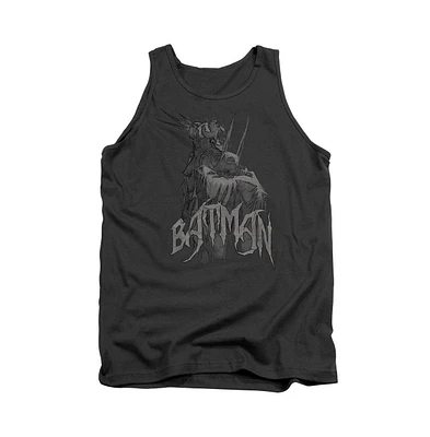 Batman Mens Scary Right Hand Adult Tank Top