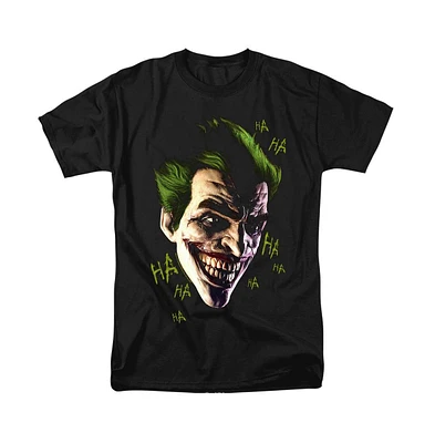 Batman Big & Tall Arkham Origins Joker Grim Short Sleeve Adult Tee / T-Shirt