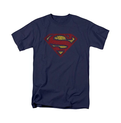 Superman Men's Crackle S Short Sleeve Adult Tee / T-Shirt