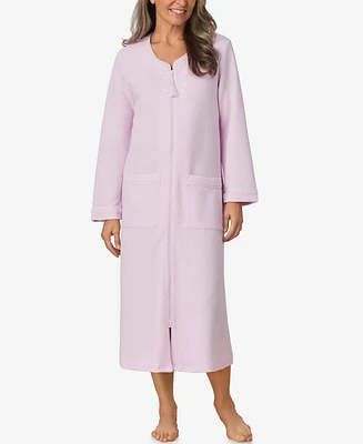 Aria Women's Long Sleeve Zip Robe